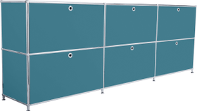 FLEXCUBE Sideboard FLEXCUBE Sideboard 401809700066 Grösse B: 227.0 cm x T: 40.0 cm x H: 80.5 cm Farbe Petrol Bild Nr. 1