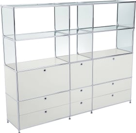 FLEXCUBE Etagère FLEXCUBE Etagère 401815320481 Dimensions L: 189.0 cm x P: 40.0 cm x H: 155.5 cm Couleur Gris clair Photo no. 1