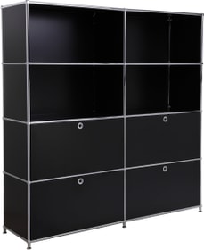FLEXCUBE Regal FLEXCUBE Regal 401815120420 Grösse B: 152.0 cm x T: 40.0 cm x H: 155.5 cm Farbe Schwarz Bild Nr. 1