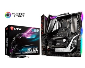 MSI MPG Z390 GAMING PRO CARBON AC Mainboard MPG Z390 GAMING PRO CARBON AC Mainboard MSI 785300139914 Bild Nr. 1