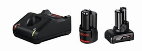 Starter-Set 1 x GBA 12 V 2.0 Ah + 1 x GBA 12 V 4.0 Ah + GAL 12 V-40 Batterie de rechange et chargeur Bosch Professional 616244800000 Photo no. 1
