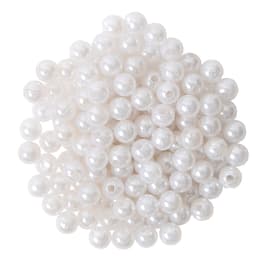 Perles avec trou Perles déco I AM CREATIVE 656547200001 Couleur Blanc Taille ø: 8.0 mm Photo no. 1