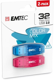 Emtec Clé USB 32Go C-410 Duo USB 2.0 Clé USB 32Go C-410 Duo USB 2.0 Emtec 798250900000 Photo no. 1