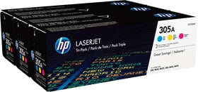 HP 305A Trio Pack (CF370AM) Cartouche de toner 305A Trio Pack (CF370AM) Cartouche de toner HP 798521800000 Photo no. 1