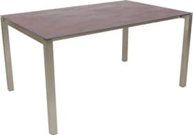 KANO, Gestell Polar Silber, Platte Keramik Gartentisch KANO, Gestell Polar Silber, Platte Keramik Gartentisch 753194020035 Grösse L: 200.0 cm x B: 95.0 cm x H: 74.0 cm Farbe Oxido Flame Bild Nr. 1