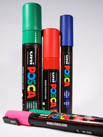 Pebeo Posca 0.9 1.3mm Stifte Posca 0.9 1.3mm Stifte Pebeo 663708000000 Farbe Silberfarben Grösse H: 1.0 cm Bild Nr. 1