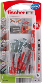 fischer DUOPOWER 8 x 40 avec vis Cheville universelle DUOPOWER 8 x 40 avec vis Cheville universelle fischer 605439600000 Photo no. 1