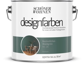 Designfarbe Waldgrün 2,5 l Peinture murale Schöner Wohnen 660977000000 Contenu 2.5 l Photo no. 1