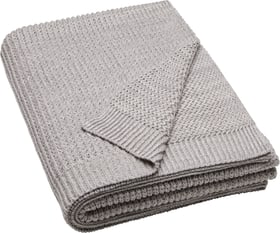 JOEL Decke JOEL Decke 451645143180 Farbe Grau Grösse B: 130.0 cm x H: 170.0 cm Bild Nr. 1