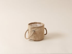Marein Panier avec poignée Pot Panier avec poignée Pot Marein 657320700014 Couleur Beige Taille L: 13.5 x L: 14.0 x H: 14.0 Photo no. 1