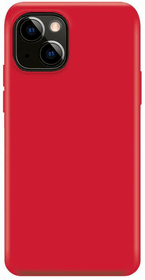 Silicone Case for iPhone 14 - Red Smartphone Hülle XQISIT 798800101577 Bild Nr. 1