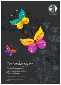 I AM CREATIVE Tonzeichenpapier Block A4 Tonzeichenpapier Block A4 I AM CREATIVE 665533600000 Bild Nr. 1
