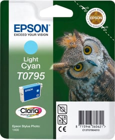 Epson T079540 light Cyan Cartuccia d'inchiostro T079540 light Cyan Cartuccia d'inchiostro Epson 797584100000 N. figura 1