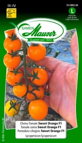 Pom. ciliegino Sweet Orange F1 Sementi di verdura Samen Mauser 650249900000 N. figura 1