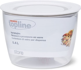 M-Topline STORE Contenitori di vetro per dispensa 0.4L STORE Contenitori di vetro per dispensa 0.4L M-Topline 703729300001 Colore Transparente, Bianco Dimensioni A: 7.5 cm N. figura 1