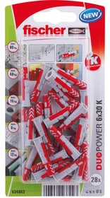 fischer DUOPOWER 6 x 30 Universaldübel DUOPOWER 6 x 30 Universaldübel fischer 605437100000 Bild Nr. 1