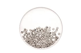 Perles métalliques 3mm, 125 pcs, couleur argent Perles artisanales 608128100000 Photo no. 1