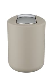 WENKO Poubelle Brasil S Poubelle Brasil S WENKO 675454700000 Couleur Gris taupe Taille 2.0 l Photo no. 1