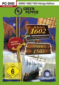 PC - Green Pepper: Anno 1503 + Anno 1602 Königsedition Box PC - Green Pepper: Anno 1503 + Anno 1602 Königsedition Box 785300121607 N. figura 1