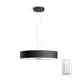 Philips hue HUE FAIR Suspension HUE FAIR Suspension Philips hue 420825900000 Dimensions H: 12.0 cm x D: 44.4 cm Couleur Noir Photo no. 1