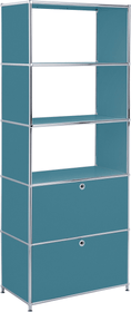 FLEXCUBE Etagère FLEXCUBE Etagère 401895700000 Dimensions L: 77.0 cm x P: 40.0 cm x H: 193.0 cm Couleur Pétrole Photo no. 1