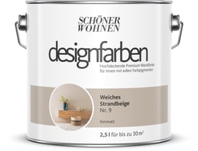 Designfarbe Strandbeige 2,5 l Peinture murale Schöner Wohnen 660978200000 Contenu 2.5 l Photo no. 1