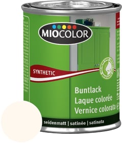 Miocolor Synthetic Buntlack seidenmatt Cremeweiss 375 ml Synthetic Buntlack Synthetic Buntlack seidenmatt Cremeweiss 375 ml Synthetic Buntlack Miocolor 661435300000 Farbe Cremeweiss Inhalt 375.0 ml Bild Nr. 1