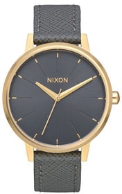 Nixon Kensington Leather Gold Charcoal 37 mm Montre bracelet Kensington Leather Gold Charcoal 37 mm Montre bracelet Nixon 785300137015 Photo no. 1