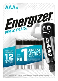 Energizer MaxPlus AAA 4 pcs. Piles MaxPlus AAA 4 pcs. Piles Energizer 704769400000 Photo no. 1