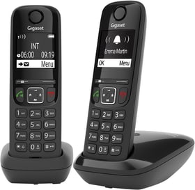 Gigaset A S690 Duo Schwarz Festnetz Telefon A S690 Duo Schwarz Festnetz Telefon Gigaset 794060800000 Bild Nr. 1