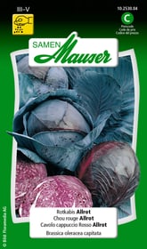Samen Mauser Chou rouge Allrot Semences de legumes Chou rouge Allrot Semences de legumes Samen Mauser 650114301000 Contenu 1 g (env. 80 - 100 plantes ou 15 m²) Photo no. 1
