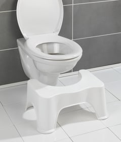 Tabouret de toilet Secura blanc Tabouret de toilette WENKO 675093500000 Photo no. 1