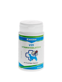 V25 Vitamintabletten, 200g Ergänzungsfuttermittel Canina 658398400000 Bild Nr. 1
