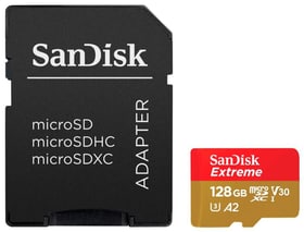 Extreme 190MB/s microSDXC 128GB microSDXC + SD-Adapter SanDisk 798327700000 Bild Nr. 1