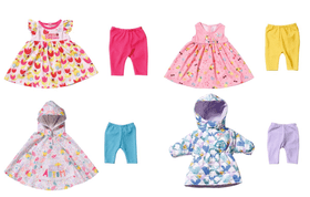 Baby Born 4 Season-Set 43 cm Poupées accessoires Baby Born 4 Season-Set 43 cm Poupées accessoires 747952300000 Photo no. 1