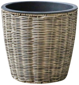 Pot à fleurs polyrotin Pot à fleurs Pot à fleurs polyrotin Pot à fleurs 657951100025 Couleur Marron Taille ø: 25.0 cm x H: 23.0 cm Photo no. 1