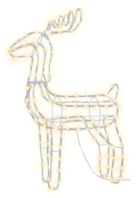 Silhouette di cervo tubolare 78cm Figure luminose Star Trading 613235200000 N. figura 1