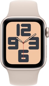 Apple Watch SE GPS 40mm Starlight Aluminium Case with Starlight Sport Band - S/M Montre connectée Watch SE GPS 40mm Starlight Aluminium Case with Starlight Sport Band - S/M Montre connectée Apple 799162800000 Photo no. 1