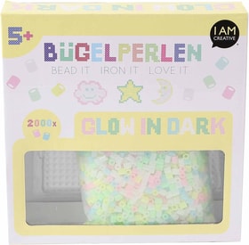 Set de perles à repasser, glow in the dark Fusible Perle Ensemble Set de perles à repasser, glow in the dark Fusible Perle Ensemble 666784100000 Photo no. 1