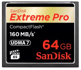 ExtremePro 160MB/s Compact Flash 64GB SanDisk 785300124250 Bild Nr. 1
