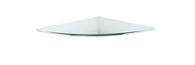 BOLISITALIA Étagère coin verre transparent arrondie Tablettes en verre Étagère coin verre transparent arrondie Tablettes en verre BOLISITALIA 606083300000 Photo no. 1