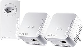 devolo Powerline Magic 1 WIFI mini Multiroom Kit Netzwerkadapter Powerline Magic 1 WIFI mini Multiroom Kit Netzwerkadapter devolo 785300149652 Bild Nr. 1