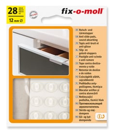 Fix-O-Moll Rutsch- und Lärmstopper 3.2 mm / Ø 12 mm 28 x Rutsch- und Lärmstopper 3.2 mm / Ø 12 mm 28 x Fix-O-Moll 607082500000 Bild Nr. 1