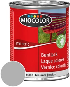 Synthetic Buntlack glanz Silbergrau 750 ml Synthetic Buntlack Miocolor 661433600000 Farbe Silbergrau Inhalt 750.0 ml Bild Nr. 1