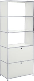 FLEXCUBE Regal FLEXCUBE Regal 401815510581 Grösse B: 77.0 cm x T: 40.0 cm x H: 193.0 cm Farbe Hellgrau Bild Nr. 1