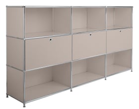 FLEXCUBE Highboard FLEXCUBE Highboard 401809800088 Grösse B: 227.0 cm x T: 40.0 cm x H: 118.0 cm Farbe Taupe Bild Nr. 1