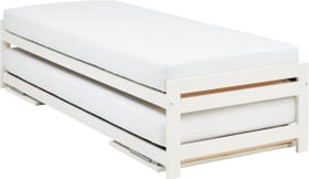 mydream by superba TWIN II Letto doppio TWIN II Letto doppio mydream by superba 403071800000 Dimensioni L: 205.0 cm x P: 91.0 cm x A: 48.0 cm Colore Bianco N. figura 1