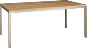 ALEXIS II Tavolo ALEXIS II Tavolo 403700315001 Dimensioni L: 180.0 cm x P: 90.0 cm x A: 75.0 cm Colore Impiallacciato in quercia N. figura 1