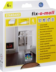Fix-O-Moll Schaumstoff-Dauerdichtung 9 x 4 mm, 6 m Dichtung Schaumstoff-Dauerdichtung 9 x 4 mm, 6 m Dichtung Fix-O-Moll 673002600000 Farbe Braun Bild Nr. 1