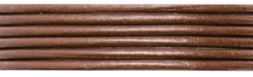 Lanière en cuir, brun foncé 2mm/1m 608125400000 Photo no. 1
